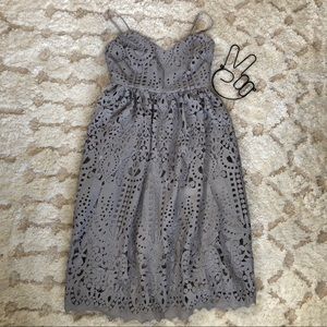 ASOS Heavy Lace Cami Midi Dress (new w/ tags)